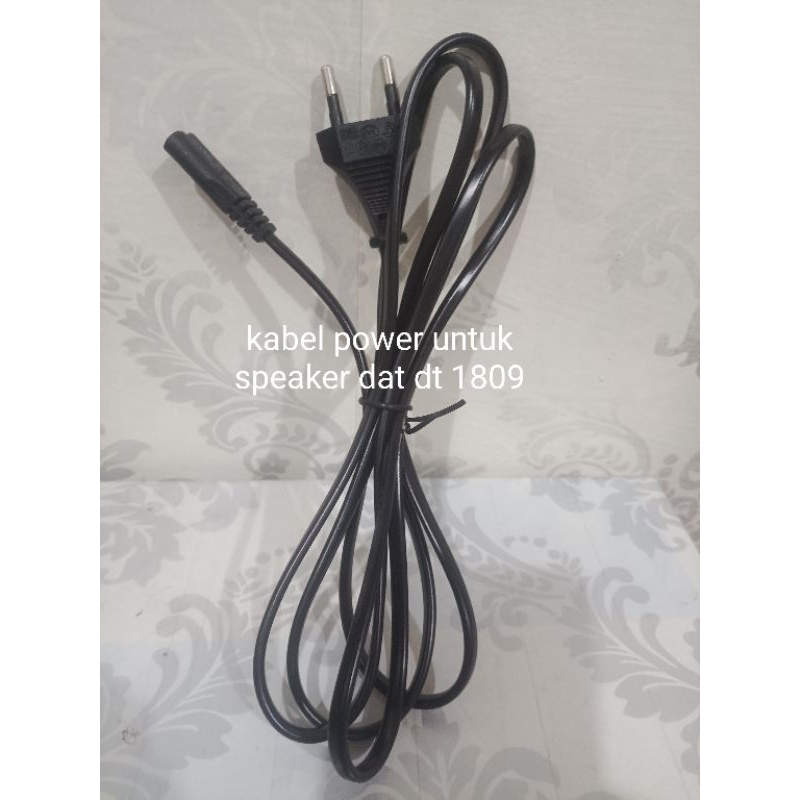 kabel power untuk speaker dat dt 1809