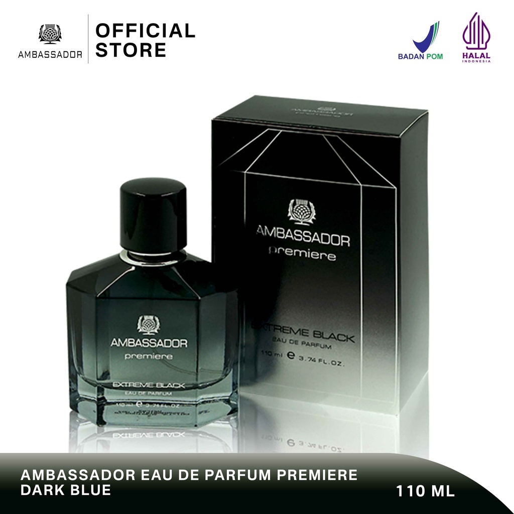 AMBASSADOR  Premier Extreme Black Eau De Parfum 110ml