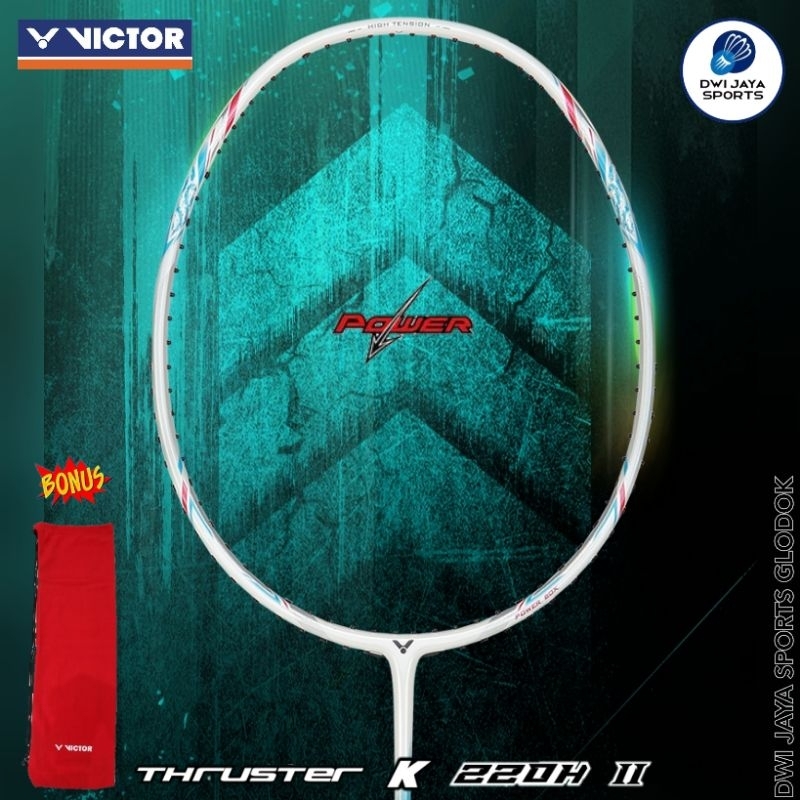 raket badminton victor thruster k 220h ii | tk 220h ii | tk-220 h | thruster k 220 h ii m