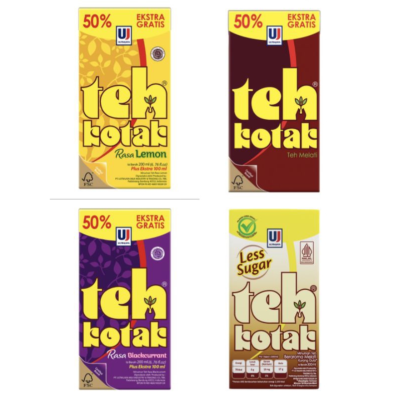 

Ultra Teh Kotak 300 ml (4pcs)