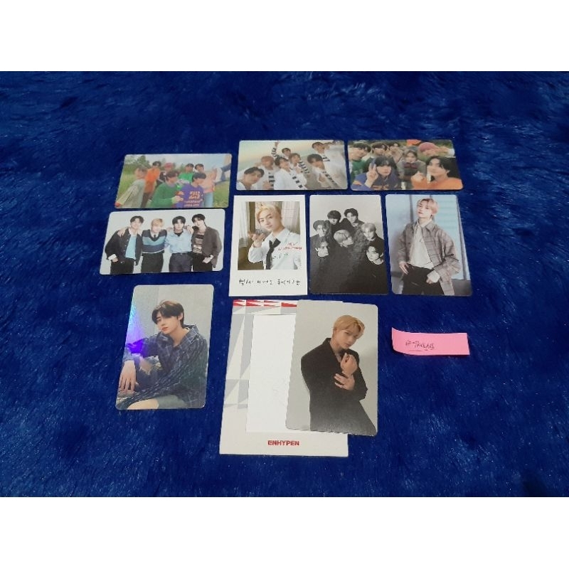 [READY] OFFICIAL ENHYPEN JAY SUNGHOON NI-KI SUNOO GRUP OT7 PC PHOTOCARD ALBUM DIMENSION DILEMMA D:D 
