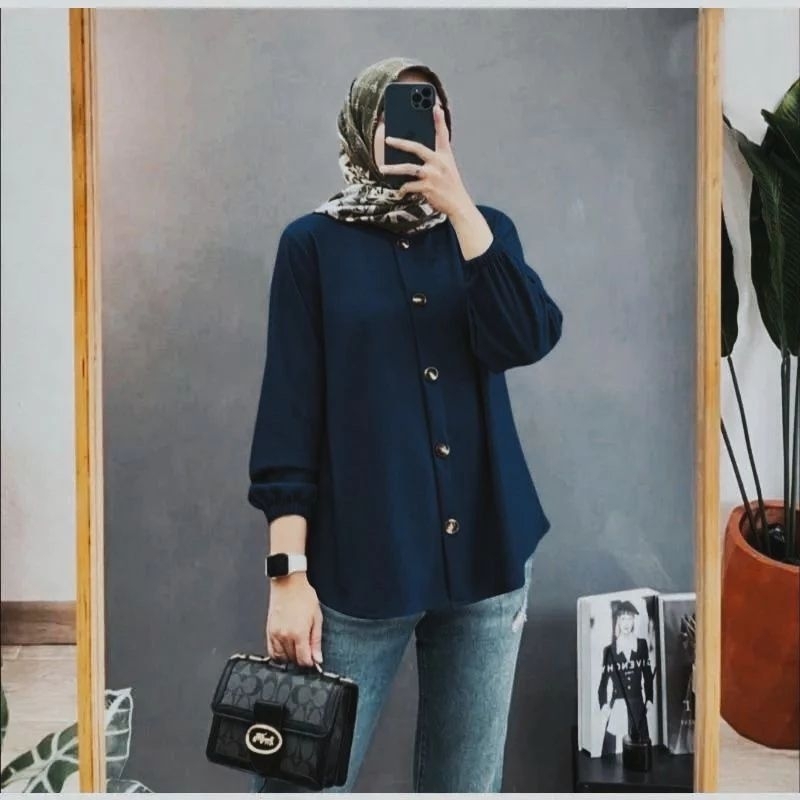 Blus Rayon Twill/ Atasan Rayon Premium