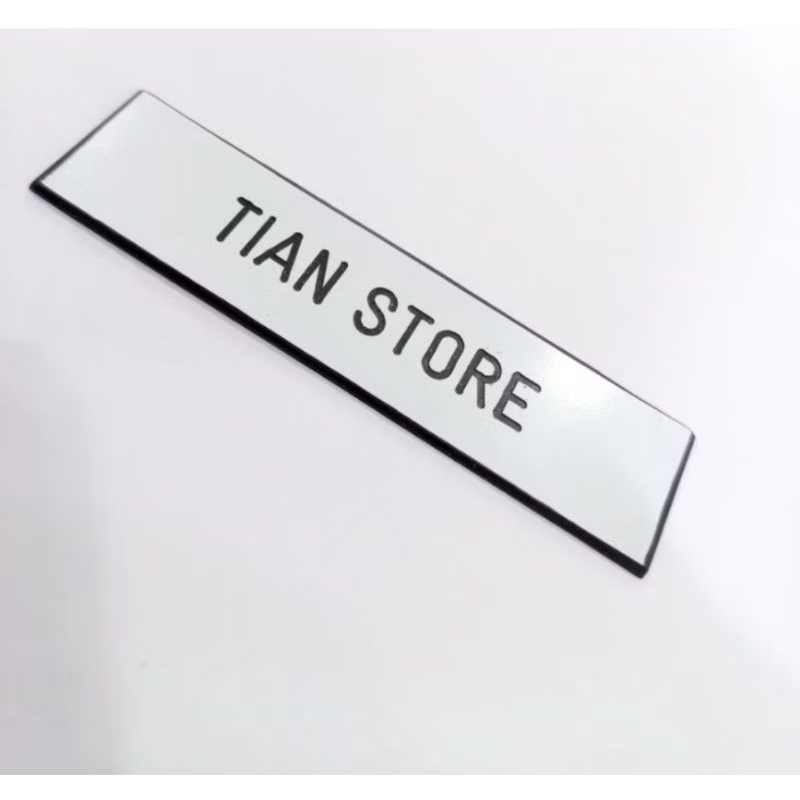 

Name Tag Pdh | Papan Nama Putih | Papan Nama Grafir