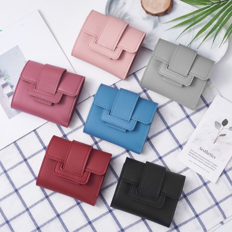 Dompet Lipat Wanita/ Dompet Wanita Tanpa Tali/ Dompet Wanita Import/ Dompet Lipat Import Korea Motif