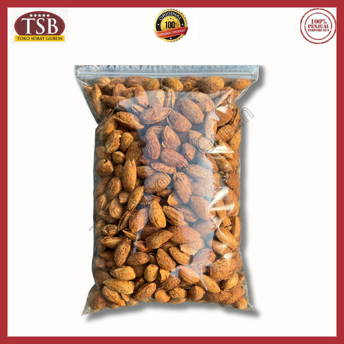 

Kacang Almond Milk Panggang/Roasted 1 kg Premium Termurah