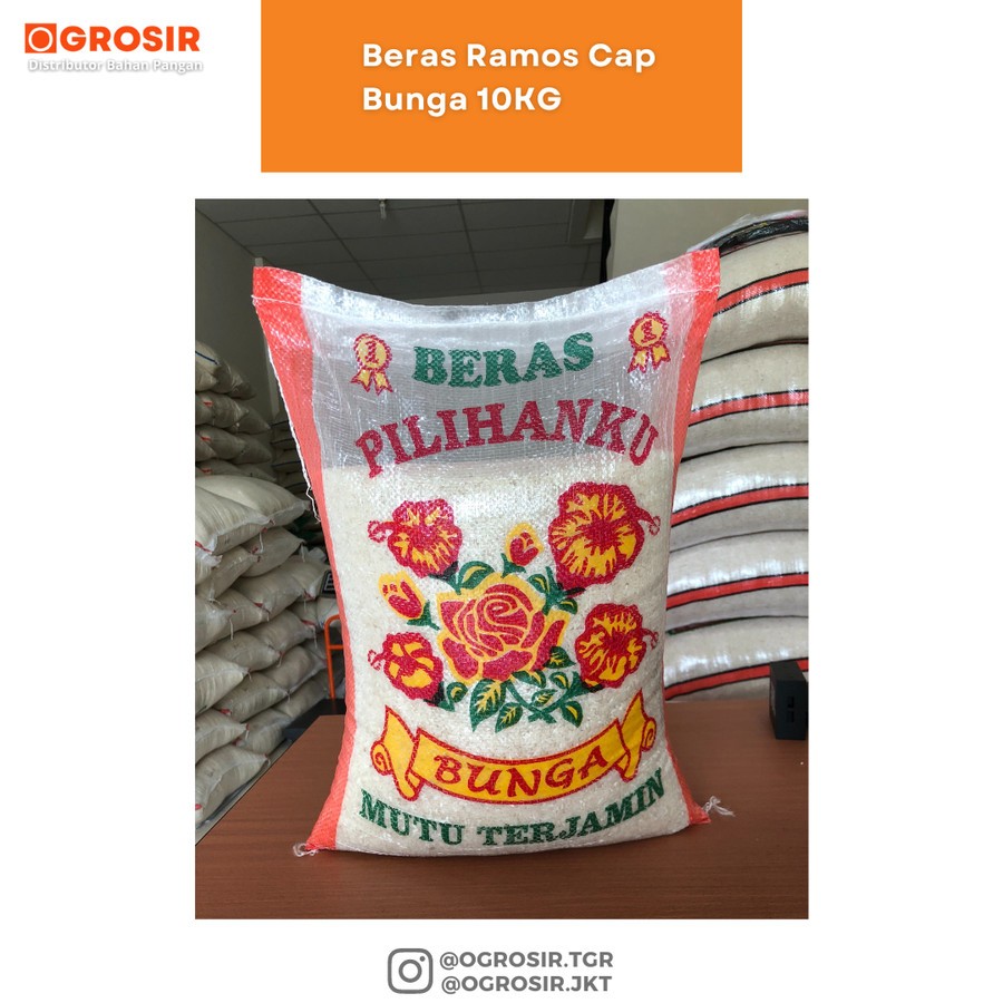 

Beras Setra Ramos Cap Bunga 10Kg