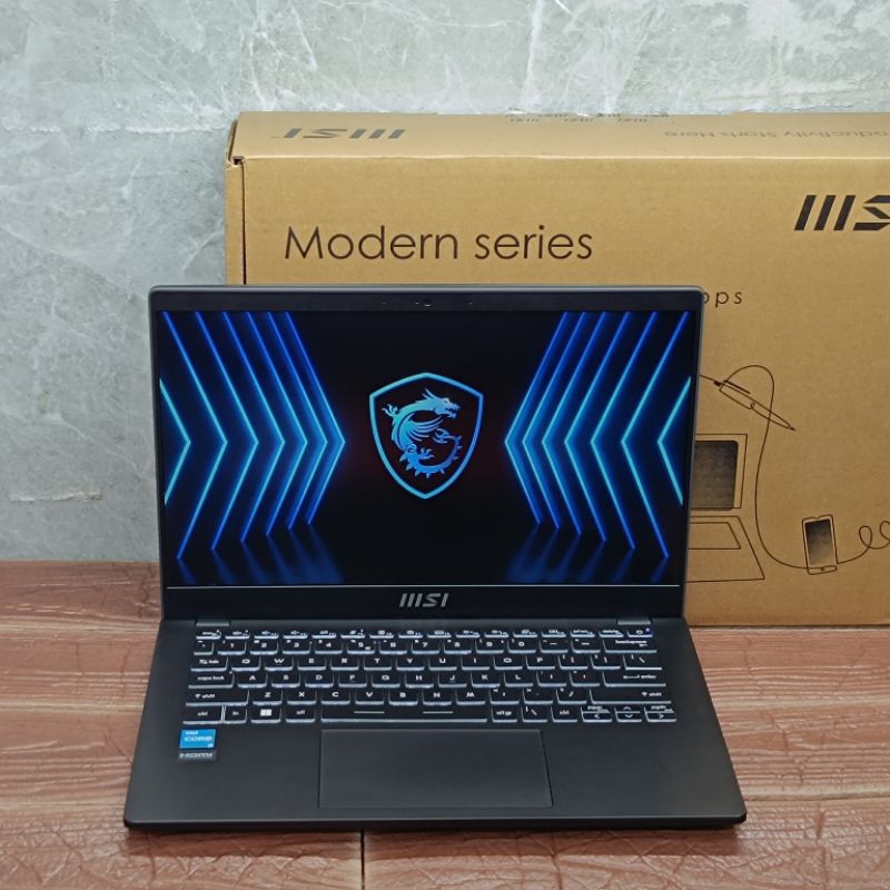 Laptop MSI Modern 14 C11M Intel Core i3-115G4 RAM 8GB SSD 256GB GEN11 FULLSET