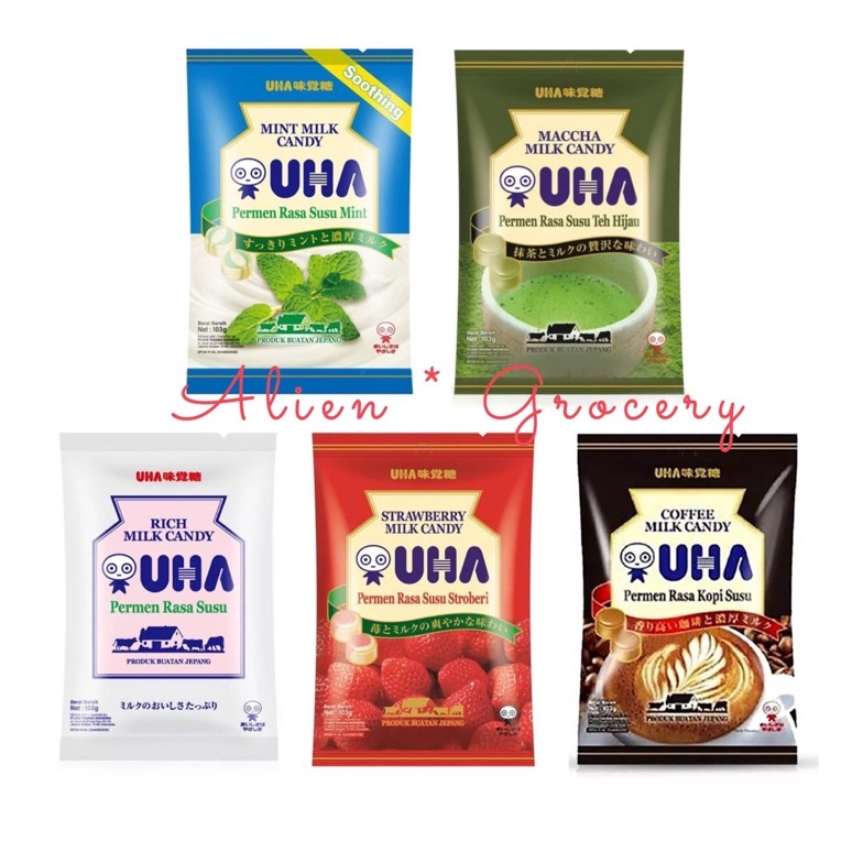 

Harga Spesial TERMURAH UHA Permen Jepang Japan Candy Matcha Coffee Milk Mint Strawberry 13gr