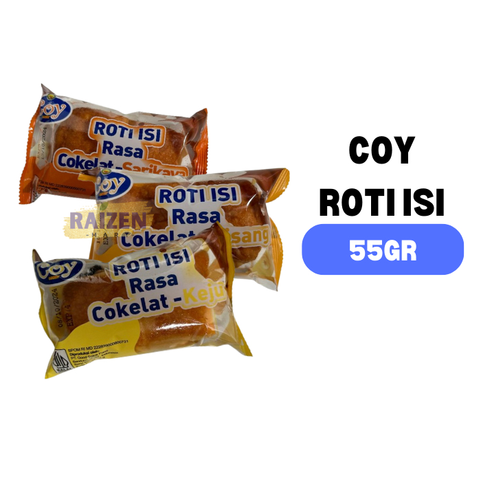 

COY Roti Isi 55gr Aneka Rasa