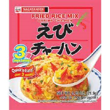 

Nagatanien Fried Rice Mix Shrimp Cha-Han No Moto / Bumbu Nasi Goreng Ebi 21.9 Gr