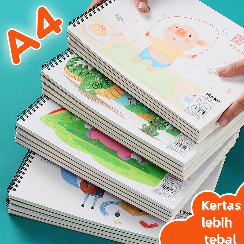 

Best Product WaterColor Book Kertas Buku Lukis 35 Lembar Buku Gambar Desain Melukis Water Colour Paper Cat Air Tebal 1gsm Lukis