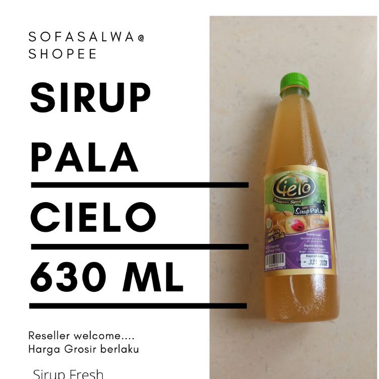 

Berkualitas Sirup Pala Cielo 63ml Free Packing