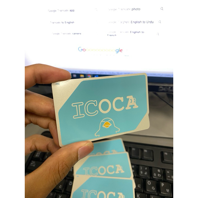 KARTU TRANSPORTASI JEPANG ICOCA 90% MASIH BARU