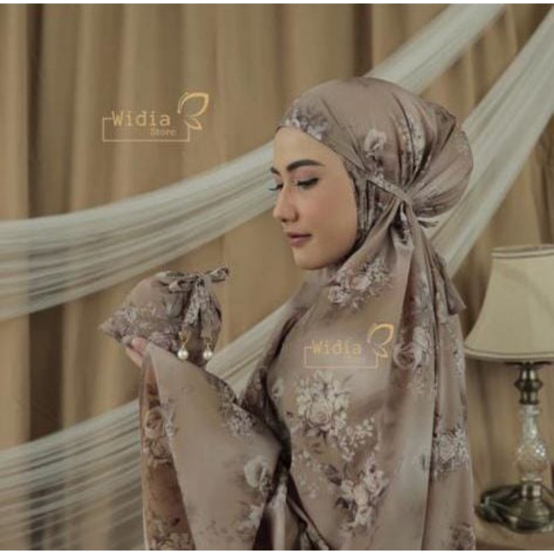 Mukena dewasa traveling parasut Korea Motif