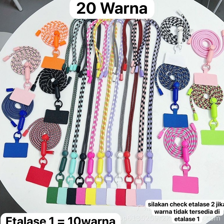 

Dapatkan Sekarang LANYARD TALI NAGITA BATIK BISA PANJANG flash sale PENDEK UNIVERSAL 2 WARNA