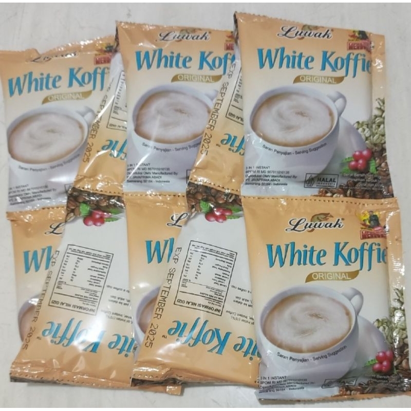 

Luwak White Coffee Kopi Instan 20 gr - Renceng isi 10