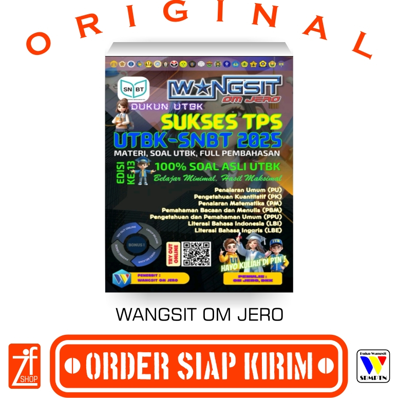 Buku Wangsit OM JERO SUKSES TPS 2025 / Buku Wangsit OM JERO UTBK SNBT 2025