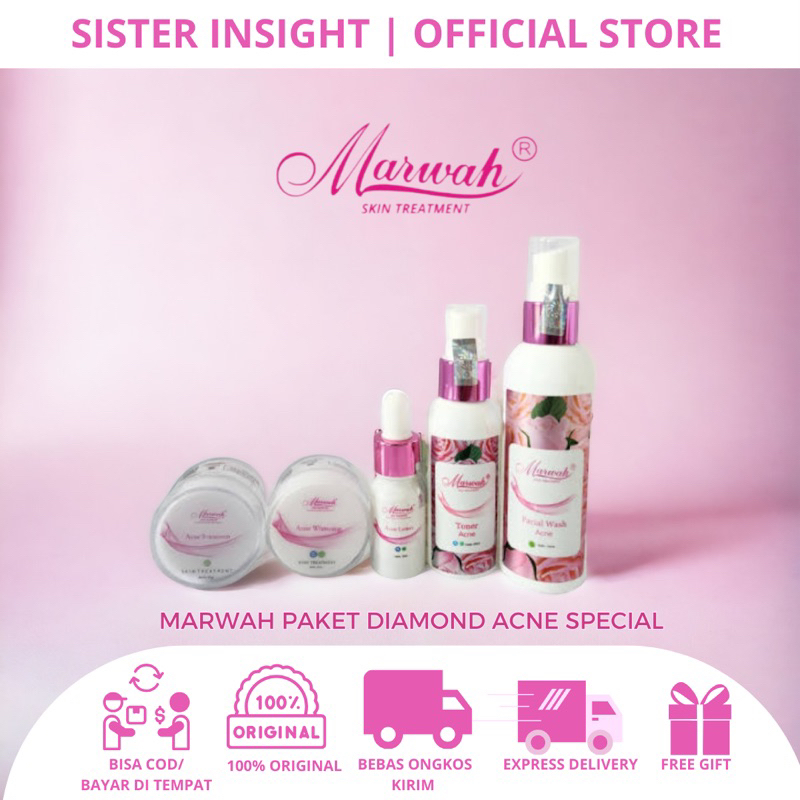 MARWAH Paket Diamond Acne Spesial | MARWAH Skincare