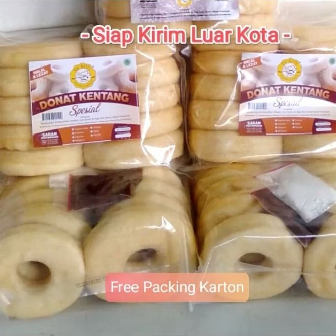 

Donat Kentang De' Roti Special Isi Kemasan 10 pcs