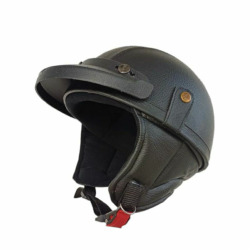 HELM RETRO CHIPS DEWASA KOMBINASI PETT//HELM BOGO CHIPS KLASIK//HELM MOTOR KLASIK