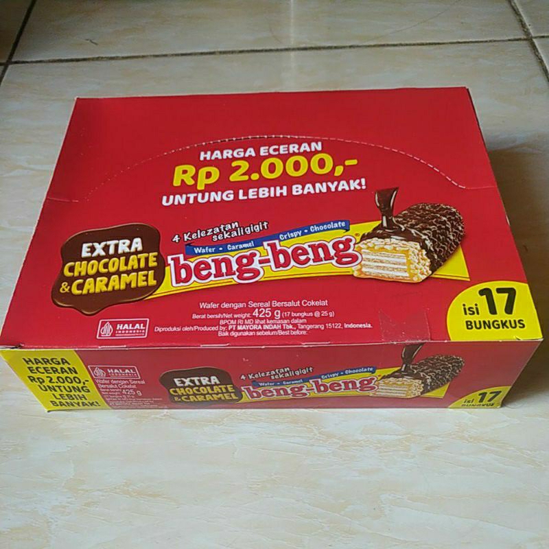 

Beng Beng (Wafer) 425g, isi 17bks