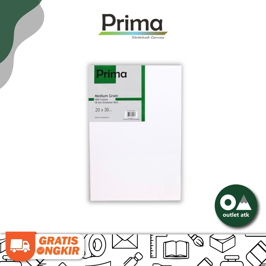 

Kanvas Lukis Painting Prima Canvas Green Series 20cm x 30cm