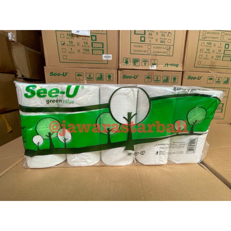 See U Roll Tissue / See U Core / Toilet Tissue / Tisu Gulung