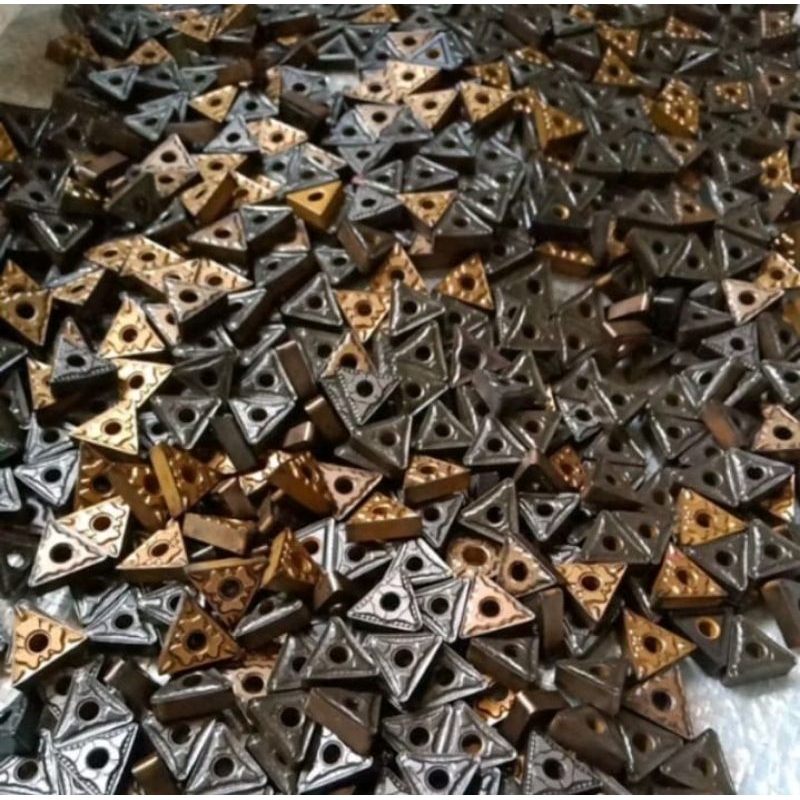 Insert BUBUT TNMG160408 Carbide TNMG1604 mata pisau bubut segitiga TNMG 16 04 Bekas muluss