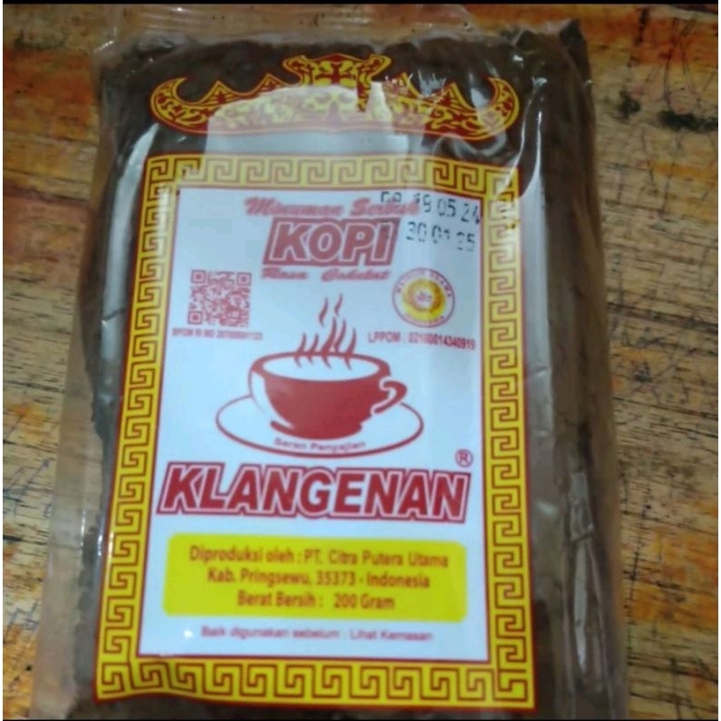 

Kopi Klangenan khas Lampung 200gram