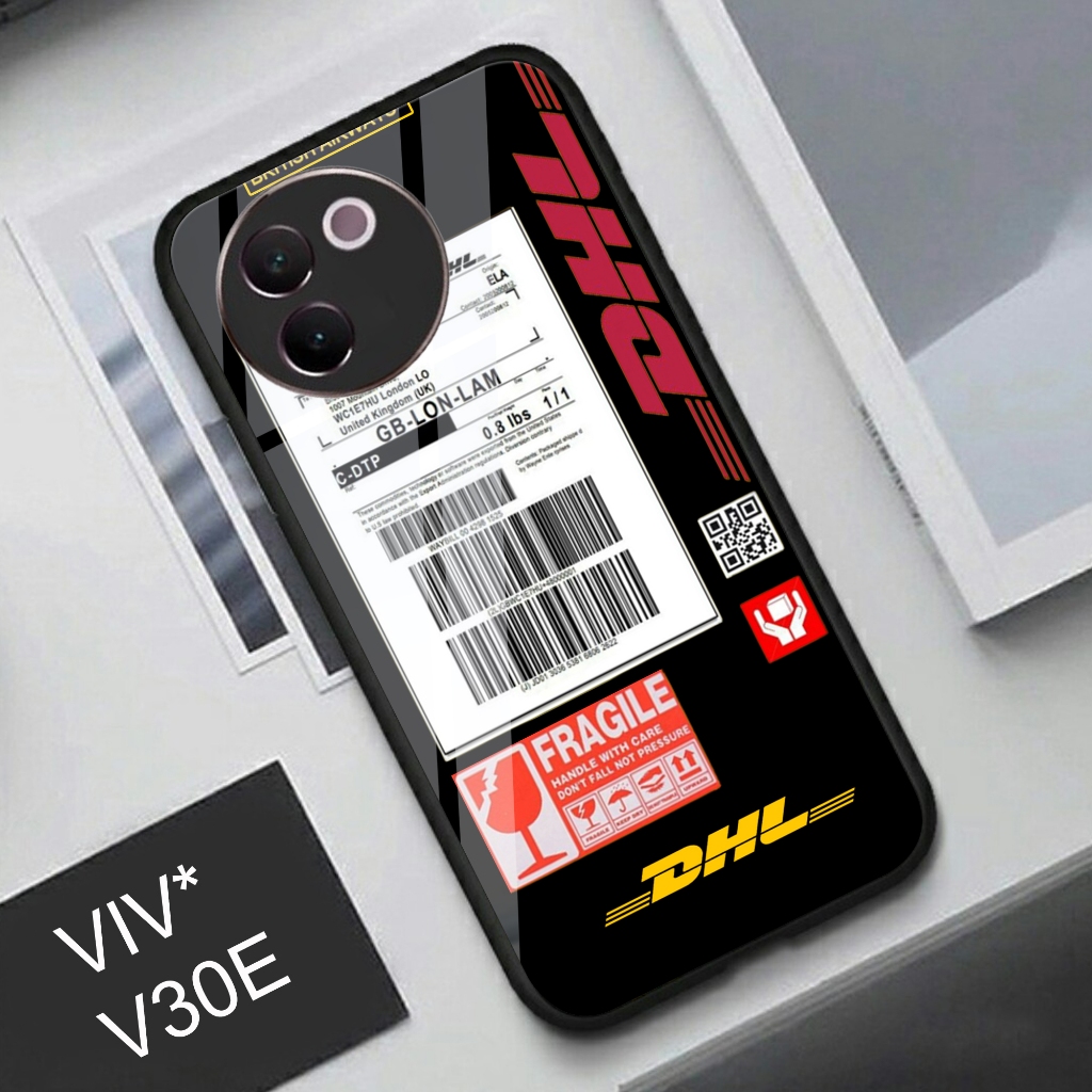 (Q48) Softcase Glass Kaca Vivo V30E - Case Hp Terbaru Anti Air TPU VIVO V30E