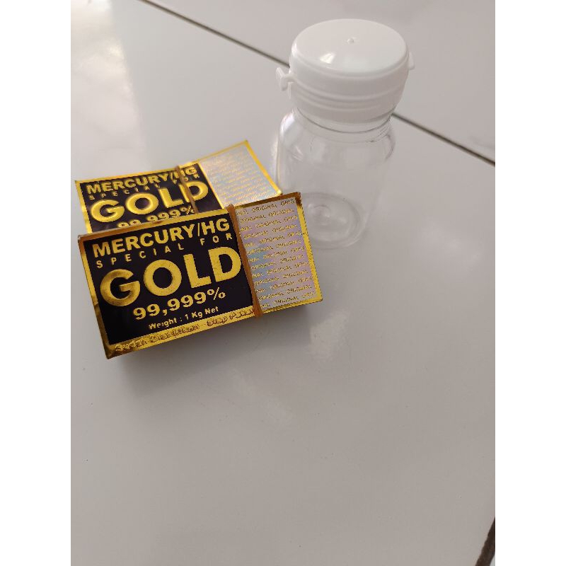 

stiker warna gold +botol 100pcs