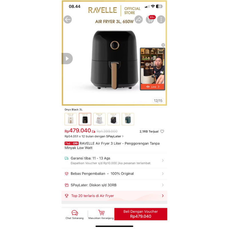 ravelle airfryer