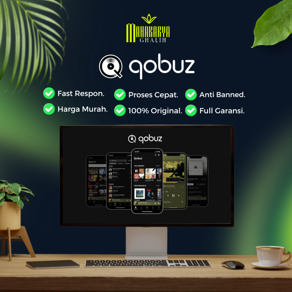 Qobuz Music Ori, Bukan Aplikasi Mod Full Garansi, Dijamin Asli