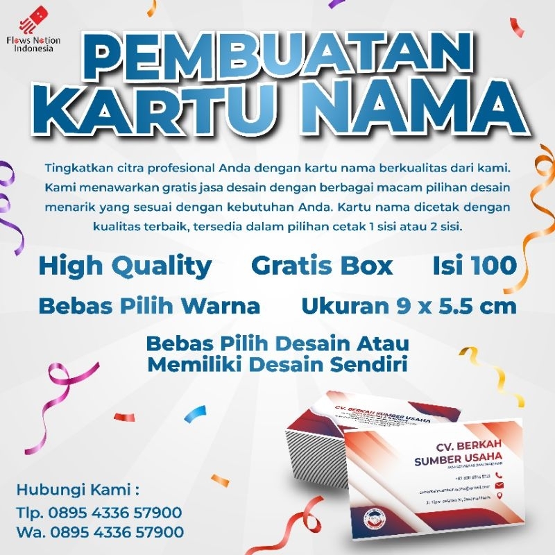 

Kartu Nama/Card Business/Kartu/KartuGratisBox