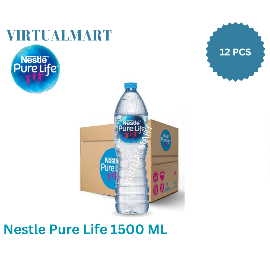 

Nestle Pure Life Air Mineral Kemasal Botol 1500 Ml 12 Pcs Per Karton