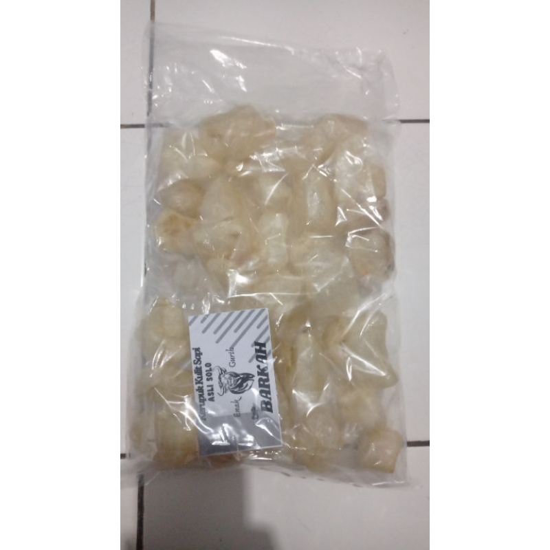 

Kerupuk kulit kemasan 1rban untuk dijual lagi