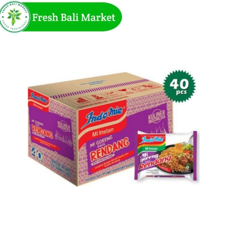 

indomie rendang 1dus isi 40pcs