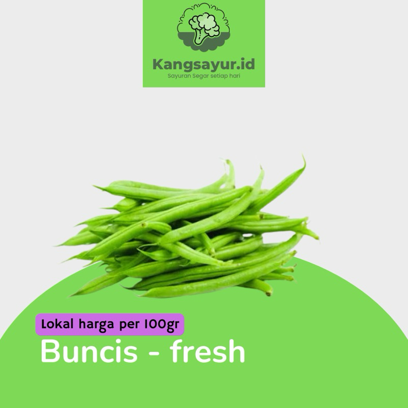 

Buncis super per 100gr