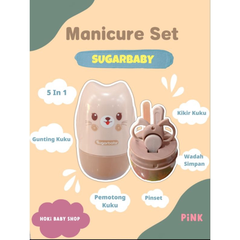 Sugarbaby 5 in 1 Manicure Set