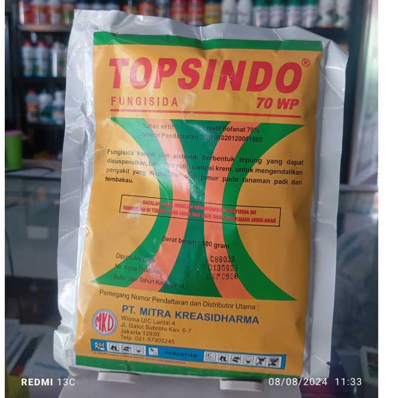 TOPSINDO 70 WP FUNGISIDA