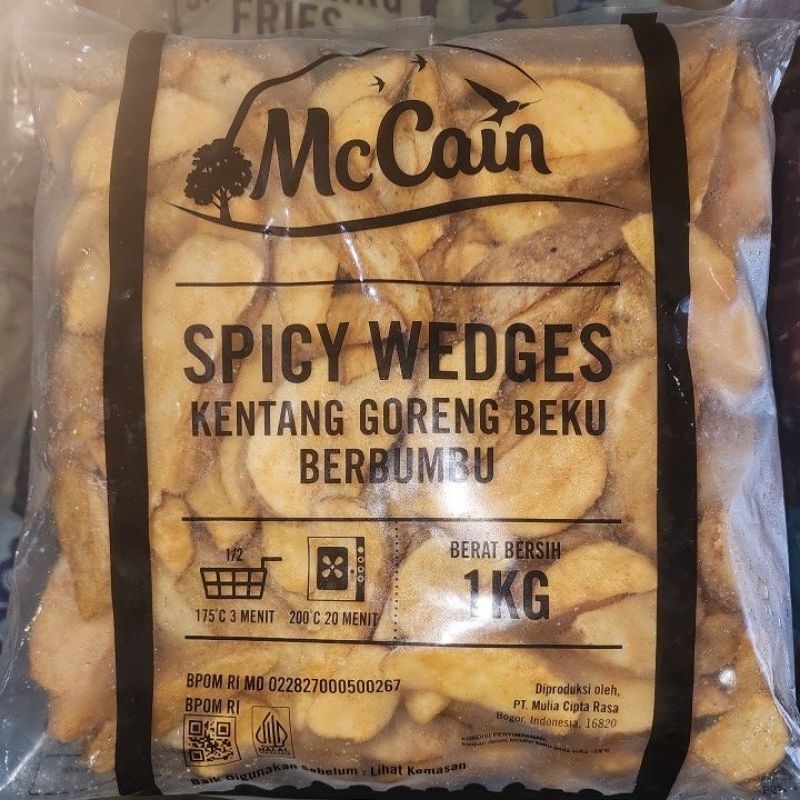 

MC CAIN KENTANG SPICY WEDGES 1kg