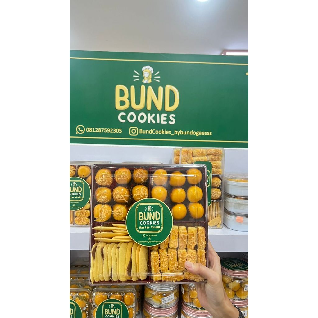 

Nastar Viral Bund Cookies Sekat 4 Premium / 4 varian cookies / Cookies Premium