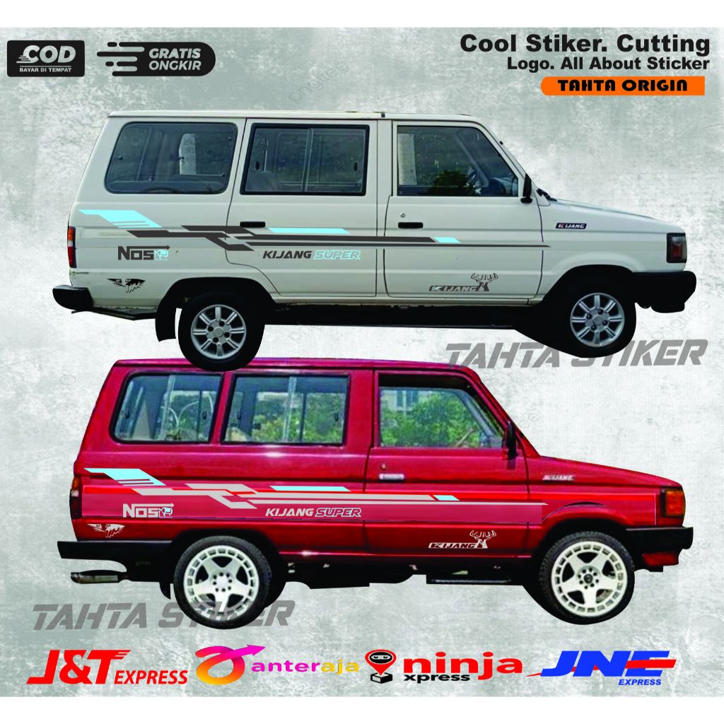 [PROMO]Stiker Mobil Kijang Super Stiker Body Samping Kijang Super Stiker Kijang Super