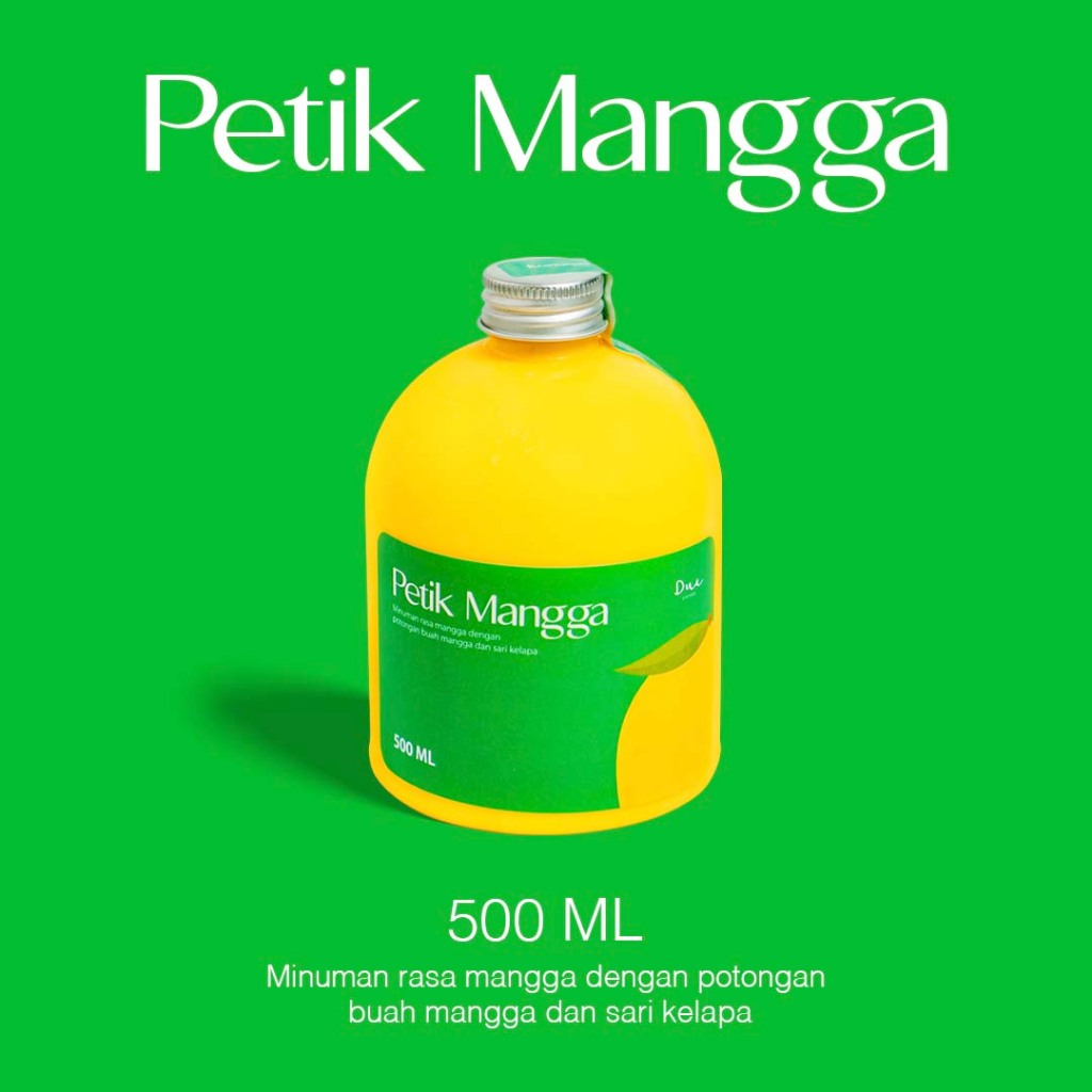 

Minuman Botol Petik Mangga 500 ml