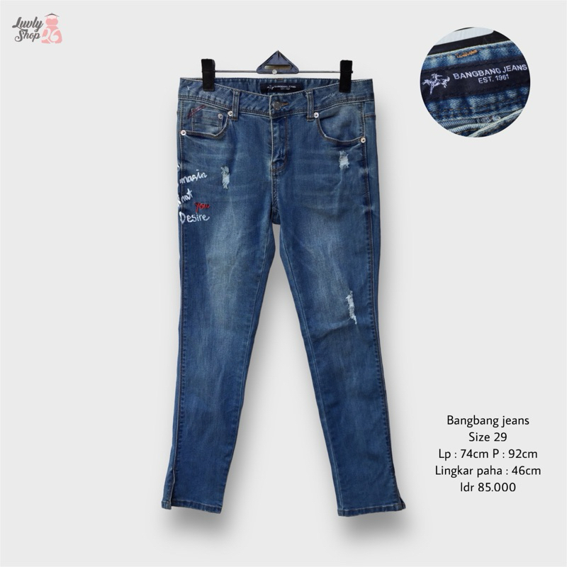 bangbang  ripped jeans