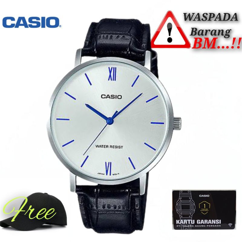 Jam tangan pria Casio mtp-vt01l-7b1udf / Casio original mtp-vt01l-7b1