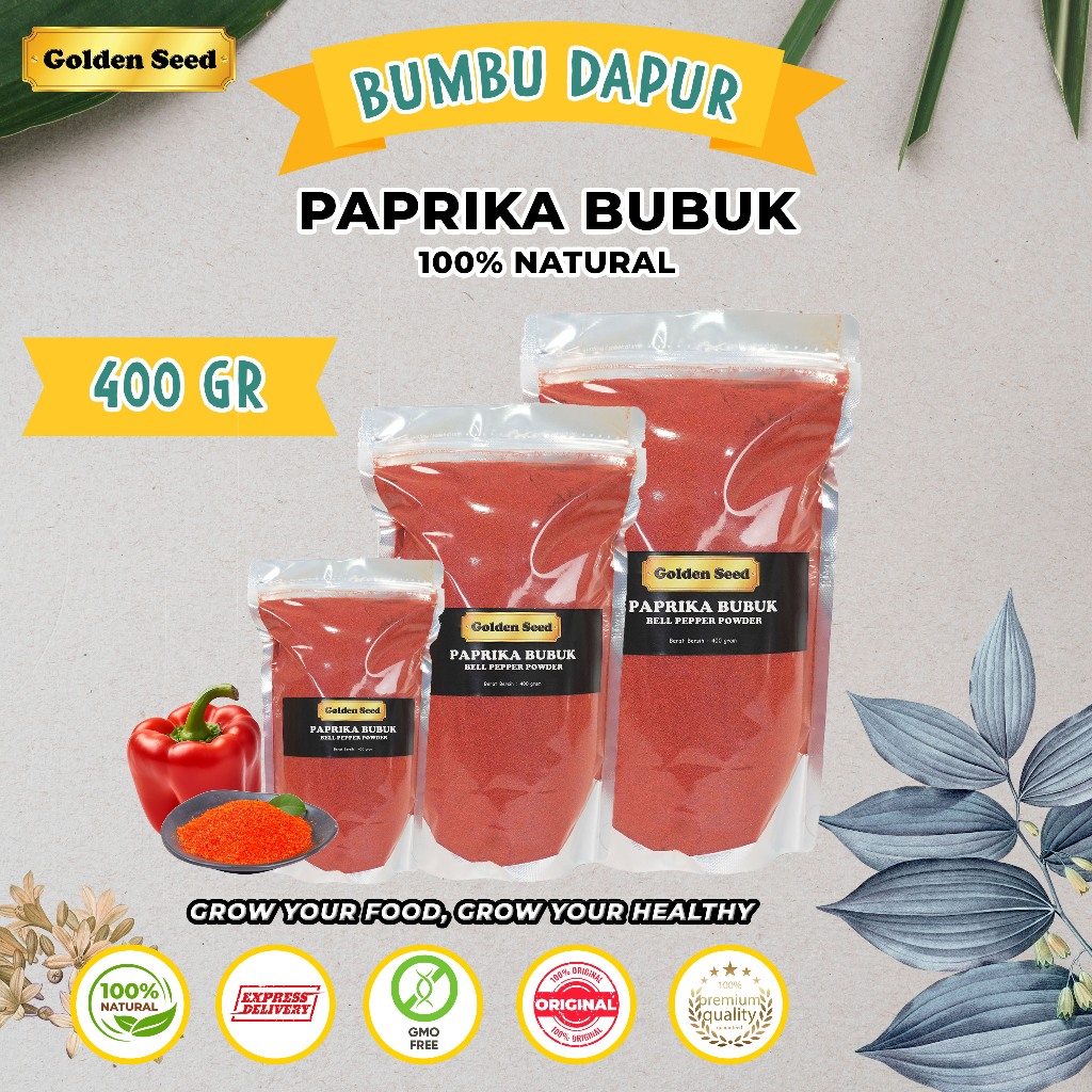 

PAPRIKA BUBUK 400 GR / BUBUK PAPRIKA 400 GRAM / PAPRIKA BUBUK MURNI 400GR / PAPRIKA POWDER