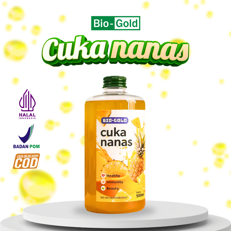 

Cuka Nanas Bio Gold Fermentasi Alami 500 ml Solusi Murni Menurunkan Kadar Gula Darah