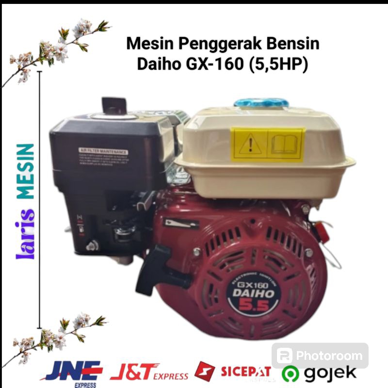 Mesin Penggerak Bensin Daiho GX 160 (5,5HP) / Engine Daiho GX 160  (5,5HP)