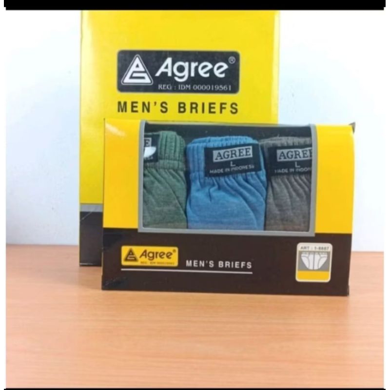 AGREE Kuning - CD Pria Agree Kuning 8887 Size M - L - XL
